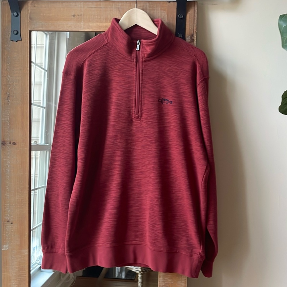 Orvis Troutbum Quarter Zip Pullover Size M